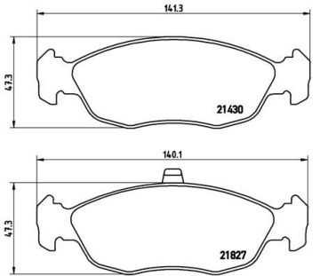 ÖN BALATA FİŞSİZ P306 XSARA 2.0 16V P106-SAXO 1.4-1.6