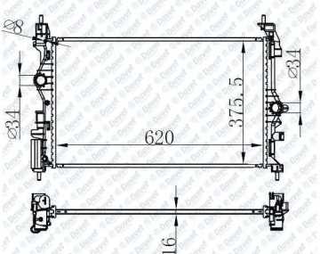 Motor Su Radyatoru Corsa E 1,4I 2014>
