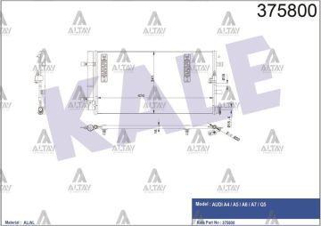 RADYATÖR KLİMA A4 / A5 08-11 MEKANİK