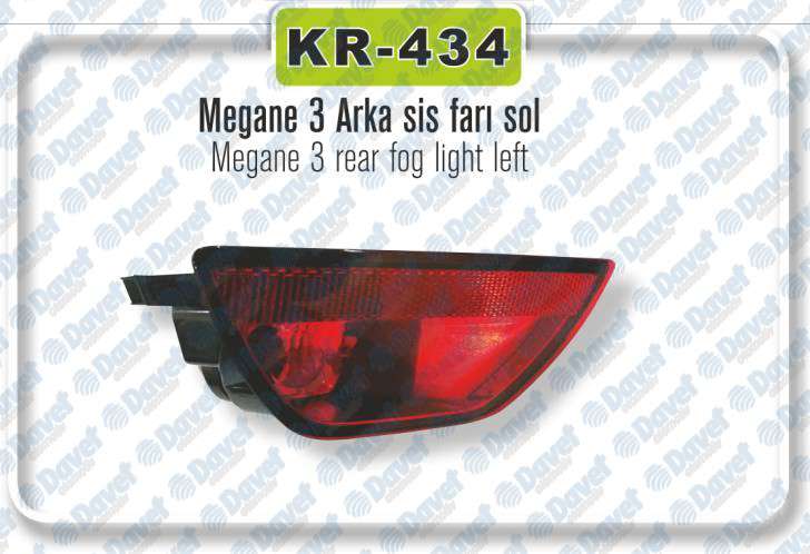 ARKA TAMPON SIS LAMBASI SOL MEGANE III
