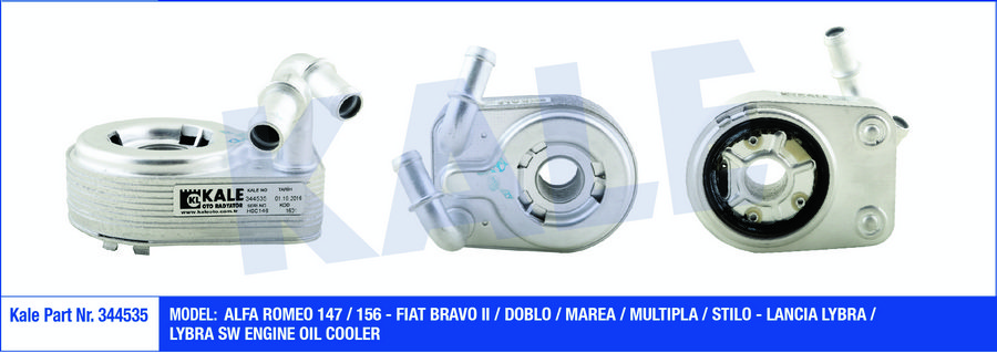 YAĞ SOĞUTUCUSU DOBLO 1.9 JTD 01=>