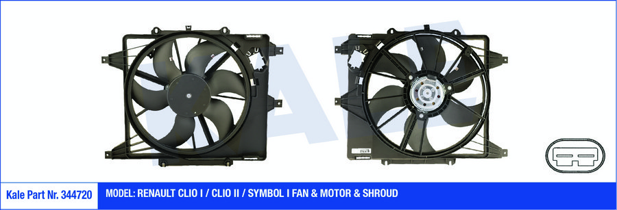 FAN MOTORU PERVANELİ CLIO II-KNG 97>MGN I-SCENIC I (99-03) (AC)