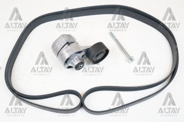 VANTİLATÖR GERGİ SETİ FORD TRANSİT V347 KLİMALI (7PK2842 & APV2836)