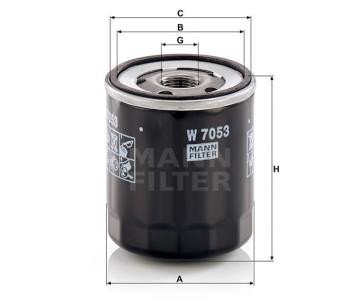 YAĞ FİLTRESİ PARTNER-BOXER-106-206-305-306-309-405-406-XSARA-BERLINGO-JUMPY-JUMPER-DUCATO (W712.8)