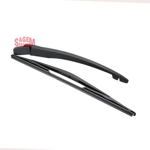 SİLECEK KOLU SÜPÜRGELİ KOMPLE ARKA 405mm SANDERO I 08>15