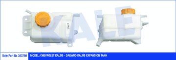 GENLEŞME KAVANOZU (KAPAKLI) CHEVROLET/DAEWOO KALOS 1.2-1.4 05=> (RADYATÖR EK SU DEPOSU)