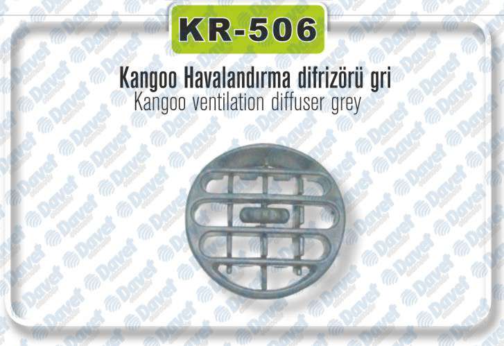 ORTA HAVALANDIRMA DIFRIZORU KANGOO (GRI)