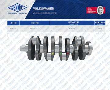 KRANK CADDY ALH MOTOR-POLO ASY MOTOR 1.9TDI