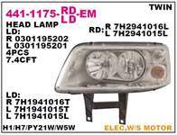 ON FAR SOL MOTORU UZERINDE CIFTLI VOLKSWAGEN TRANSPORTER T5