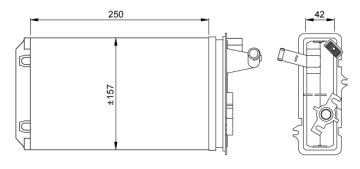 KALORIFER RADYATORU TEMPRA 1,6 S / SX / SXA (2 SIRA AL+PL)