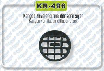 ORTA HAVALANDIRMA DIFRIZORU KANGOO (SIYAH)