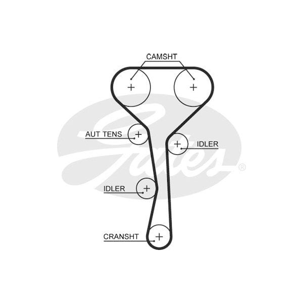 EKSANTRIK KAYISI (128×270) MEGANE LAGUNA 1,6 1,8 / 2,0 (98 01) CLIO SPORT 2,0 16V (00 05) CT977