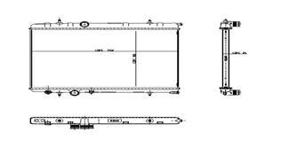 SU RADYATORU P307 P206 C4 C4 (B7) DS4 XSARA II XSARA PICASSO (TU5JP4)1,6 16V OTOMATIK P206 TU3JP