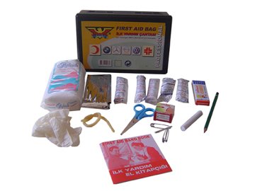 İLK YARDIM SETİ PLASTİK ÇANTALI EKONOMİK - BEYAZ