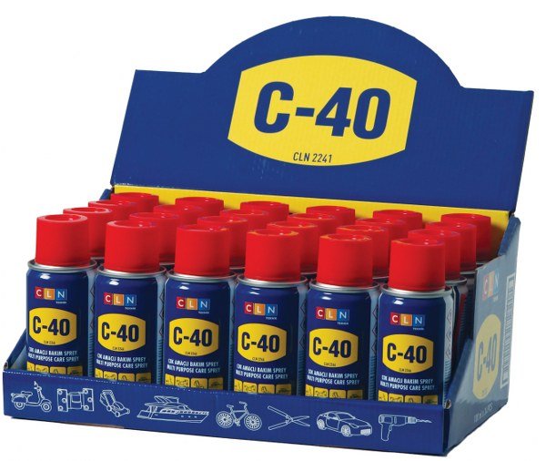 C-40 ÇOK AMAÇLI BAKIM SPREYİ 200 ml.