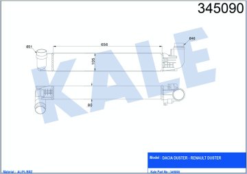 TURBO RADYATORU DUSTER 1,5DCI 2010>
