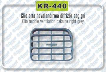 HAVALANDIRMA DIFRIZORU SAG GRI ORTA CLIO