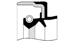 DEFRANSİYEL SOL ÇIKIŞ KEÇESİ FIORINO 1.3 MTJ 16V (29.8x50x10x13.5)