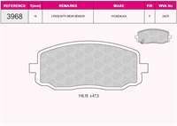 FREN BALATASI ON HYUNDAI I10 08-11 KIA PICANTO 04-