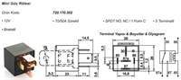 HD 12V 70A/50A CO BRAKETLI UNIVERSAL