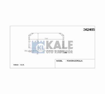 RADYATÖR KLİMA COROLLA 98-02