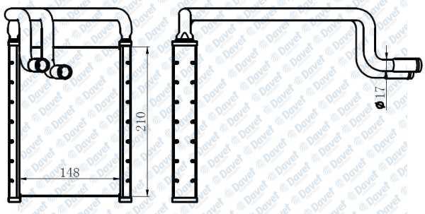 KALORIFER RADYATORU BRAZING HYUNDAI I30 1.4-1.6-2.0-1.6 CRDI-2.0 CRDI 10/07-11/11 148X210X26 AT/MT SANZUMAN