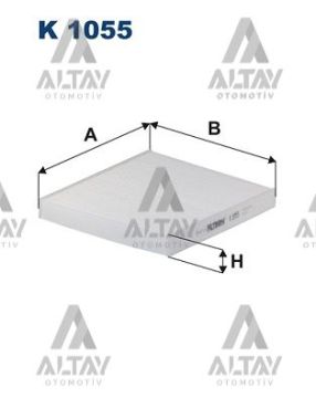 POLEN FİLTRESİ ASTRA G / ZAFİRA A / ZAFİRA B 98=> BEHR TİP KARBONSUZ