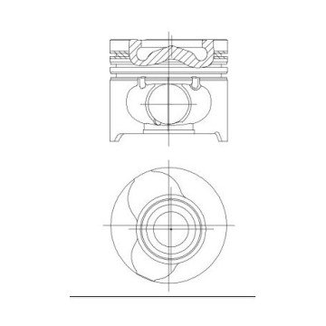 MOTOR PİSTON+SEGMAN CLIO-KNG 1.5 DCI K9K (77.00) (1.00) 26PİM