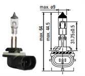AMPUL 12V H27  27W  EGRI SOKETLI