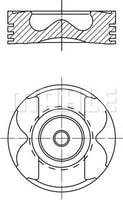 Motor Piston+Segman Master Iı-Movano 2.5 Dcı G9U Std