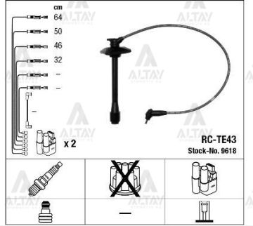 BUJİ KABLOSU TAKIM CARINA  96-97 2.0 (RC-TE43)