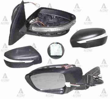 AYNA DIŞ DİKİZ QASHQAI 14=> ELEKTRİKLİ SİNYALLİ ISITMALI OTOMATİK KATLANIR SOL