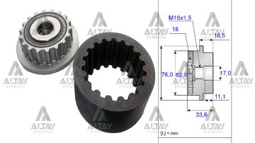 KAPLİN KAYIŞ SETİ TRANSPORTER T5 / TOUAREG 04-10 AXD-AXE-BAC 2.5 TDİ