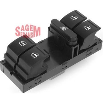 CAM AÇMA DÜĞMESİ DÖRTLÜ GOLF 5 PLUS - JETTA - PASSAT ÖN SOL