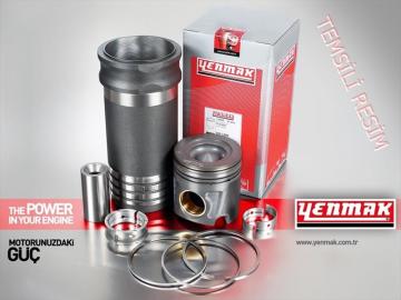 MOTOR PİSTON+SEGMAN STD (0.40mm KISA PİSTON) P206-P307-C3-FIESTA 1.4 HDI-TDCİ (DV4 TD) (73.70)