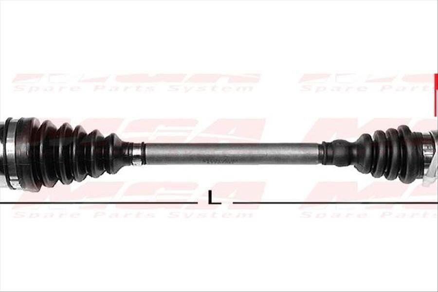 Sol Aks Komple (Vw Caddy 04-15  Golf 09-11  Passat 08-15  Audı A3 04-13   Seat Leon 06-13  Skoda Octavıa 04-13)
