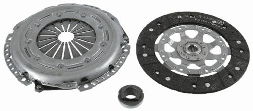 Debrıyaj Setı P307 P308 Partner Tepe C3 C4 C4 Pıcasso C5 Berlıngo Xsara Dv6 (1,6Hdı 16V) / (Oynar Gobek Volant Debrıyajı) / (Rulmanlı)