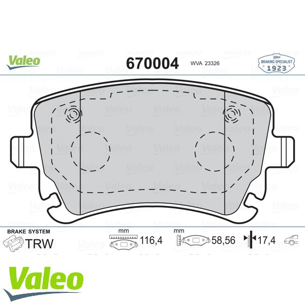 DISK FREN BALATA ARKA VOLKSWAGEN TRANSPORTER T5/T6/AUDI A4 04>09/A6 04>11/A8 03>10