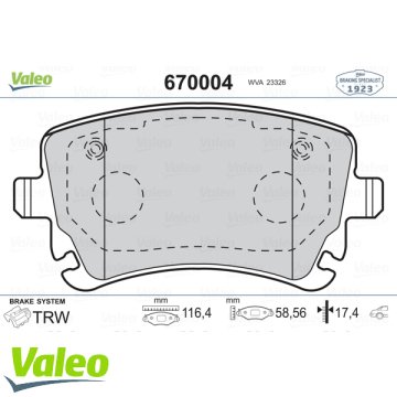 DISK FREN BALATA ARKA VOLKSWAGEN TRANSPORTER T5/T6/AUDI A4 04>09/A6 04>11/A8 03>10