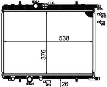 MOTOR SU RADYATORU P206 P206+ (T3E) 1,4 / 1,6 16V / 2,0 16V / 1,4HDI KLIMALI P206 TU5JP4 (1,6 16V) OTOMATIK