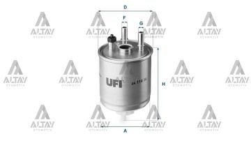 YAKIT FILTRESI ( MAZOT) KANGO II / LAGUNA III / LATITUDE 10=> 1.5 DCI-2.0 DCI AÇIK TIP OEM (ORİJİNAL EQUİPMENT MANUFACTURER)