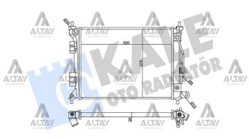 RADYATÖR SU I-20 15-18 1.4 BENZİNLİ (AT) BRAZING