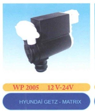 CAM SU FİSKİYE POMPASI HYUNDAI GETZ-MATRIX (ÇİFT ÇIKIŞ)