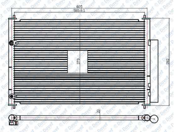Klıma Radyatoru Kondenser Brazıng Aurıs-Corolla 07>Verso 09> 2.0-2.2D-4D 1Adftv-Dcr 698X322X16 At/Mt Sanzuman