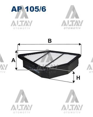 HAVA FİLTRESİ CRV 15=> 1.6 D-TEC DİZEL
