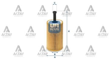 YAĞ FİLTRESİ 206 / 306 / 307 / C2 / C3 / XSARA 02 =>1.4İ-1.6İ 8V ELEMAN
