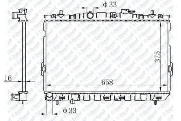 Motor Su Radyatoru Hyundaı Elantra 01> Manuel (380×658×16)