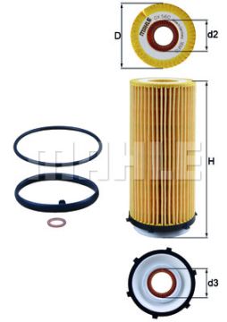 Yağ Filtresi  E90-E91-E92-E93-F07-F10-F11-F01-F02-X5 E70 Lci-X6 E71
 N57