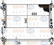 SU RADYATORU BIPPER NEMO DV4TD 1.4HDI FIORINO 1.3JTD MULTIJET 08>
