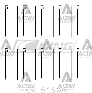 YATAK KOL TRANSPORTER T4 / LT35 91=> ANJ-AVR-ACV-AHD-AJT 2.5 TDİ (77292610) (0.25)
